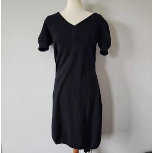 Talbots Black Knit Sweater Dress
